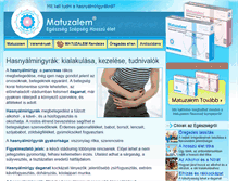 Tablet Screenshot of hasnyalmirigyrak.matuzalem.co.hu