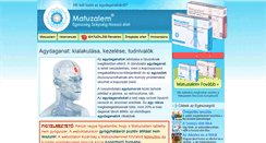 Desktop Screenshot of agydaganat.matuzalem.co.hu