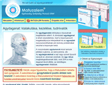 Tablet Screenshot of agydaganat.matuzalem.co.hu